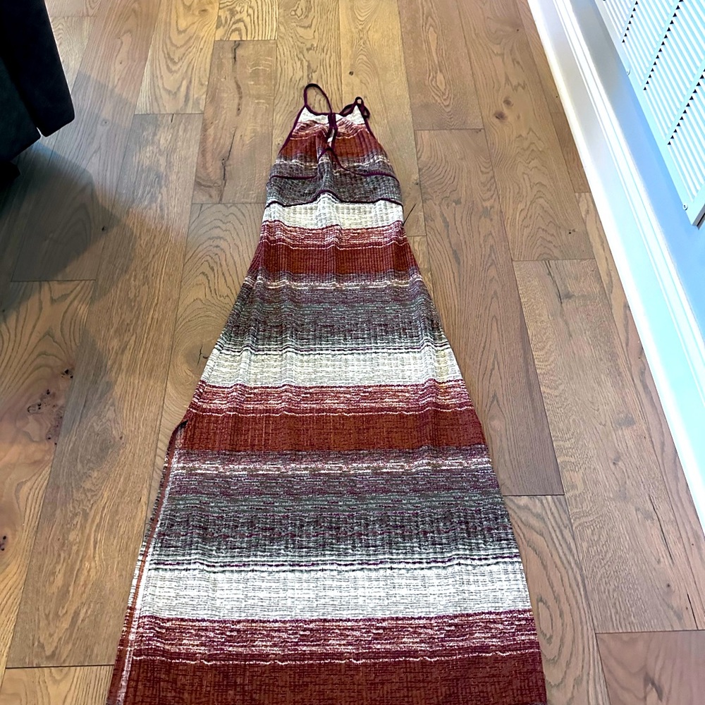 Free People Long Dress with leg slit